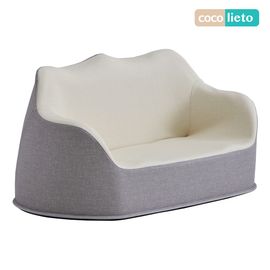 [Lieto Baby] COCO LIETO Cozy Baby Sofa for 2 people_Posture Education, Infant Sofa, Non-toxic, Water Resistant, High-Density Foam_Made in Korea